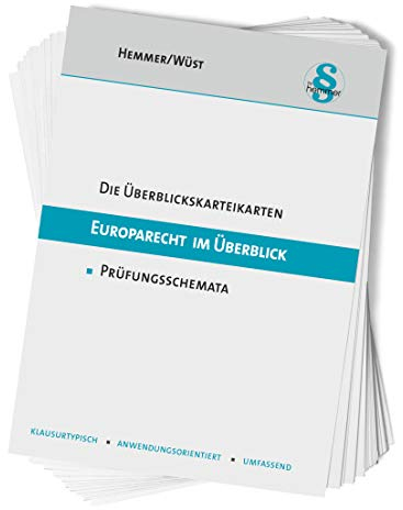 Überblickskarteikarten Europarecht: Karteikarten (Karteikarten - Öffentliches Recht)