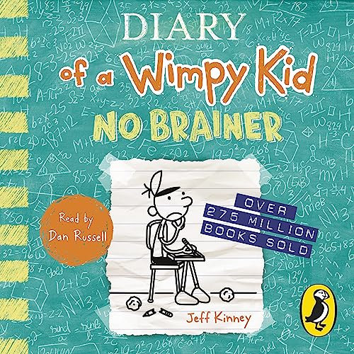 Diary of a Wimpy Kid: No Brainer (Book 18): THE HILARIOUS NUMBER ONE BESTSELLER (Diary of a Wimpy Kid, 18)