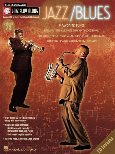 Jazz/Blues: Noten, CD für Instrument(e) (Hal Leonard Jazz Play Along Series, Band 73): 9 Favorite Tunes (Hal Leonard Jazz Play Along Series, 73, Band 73)