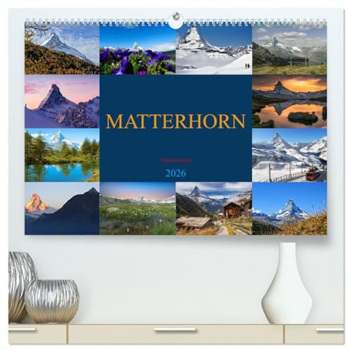 MATTERHORN Impressionen (hochwertiger Premium Wandkalender 2026 DIN A2 quer), Kunstdruck in Hochglanz: Wahrzeichen der Schweiz (CALVENDO Natur)