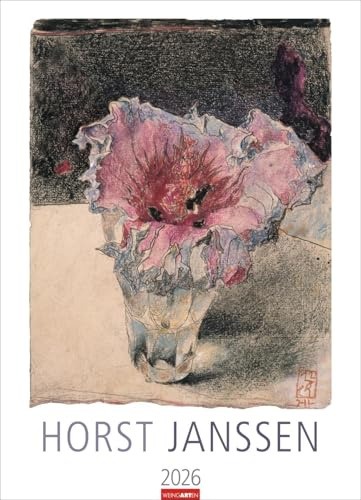 Horst Janssen Kalender 2026: Werke des deutschen Grafikers und Zeichners in einem großen Wand-Kalender. Hochwertiger Kunstkalender Großformat 49 x 68 cm.