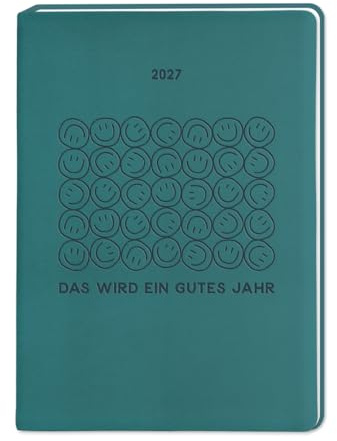 Terminplaner Lederlook 2027 Schwarz: Terminplaner Lederlook A6