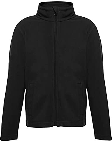 Regatta Brigade II Kinder-Fleece, schnelltrocknend, Durchgehender Reißverschluss XS Schwarz