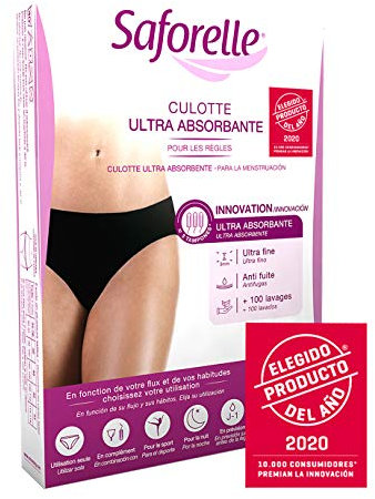 Saforelle Culotte Ultra Absorbante - XL (42) lot de 2