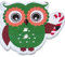 50 Stück edle Holzknöpfe Eule 34x30mm 2 Löcher bunte Bastelknöpfe Weihnachen Knöpfe für Kinderkleidung zum annähen nähen basteln scrapbooking Dekoration
