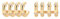 P D Paola Giselle ohrring AR01-108-U