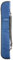 J. Parker Billard Queuetasche 1/2 - Hochwertiges Nylon, Platz für 1 Unterteil und 2 Oberteile, Abnehmbarer Tragegurt, Schwarz, Blau