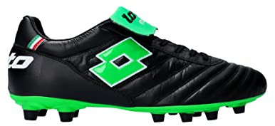 Lotto Stadio OG II FG, Bota de fútbol, Black, Talla 9 US (42 EU)