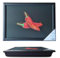 Large Wooden Soft Padded Cushioned Bean Bag Lap Dinner Laptop Food TV Tray Home Bedroom Office Kitchen Trays (Red Chilli)