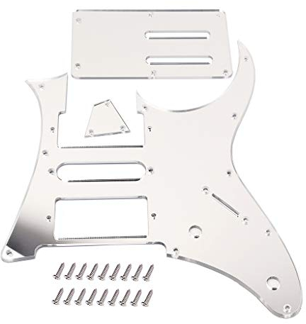 Alnicov Pickguard HSH mit Rückendeckel und Trussrod-Deckelspiegel für Ibanez RG350 EXZ MDX EX Gitarre