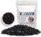 RIFNY Kieselsteine, Dekosteine Achat Kies Deko für Garten Blumentopf Pflanzen Sukkulenten Kaktus, Aquarium Kies Steine (680g, Schwarz)