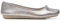 Clarks Damen Freckle Ice Ballerinas, Silver Metallic, 37 EU