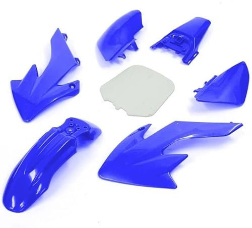 RV-Parts Dirt Bike Pit Bike Pocketbike Verkleidung Set Body 125-150 CCM 17/14 Zoll TYP 2 Blau