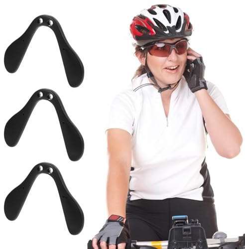 FOMIYES Nasenpads in U-Form: 3 Stück Gummi, Radsport, Nasenstütze, rutschfest, Games, Zubehör für Brillen