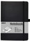 Mlife A5 Journal Notebook,Lined Hardback Notebook with Pen Holder,192 Pages,5.7 inches * 8.4 inches - for Women and Men (Black)