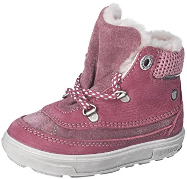 RICOSTA Mädchen Winterstiefel Paolo,Kinder Lauflernschuhe,WMS:Weit,lose Einlage,Sympatex,wasserdicht,Winterboots,warm,Pflaume (380),28 EU