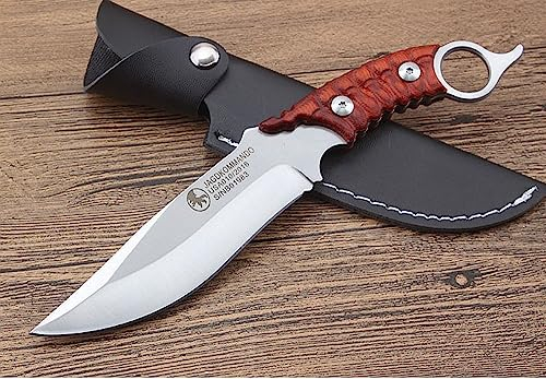 FARDEER Knife KZ57 Coltello da Caccia all'aperto di Alta qualità Coltello da Sopravvivenza Coltello da Cintura per Esterni