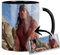 Conan The Barbarian Arnold Schwarzenegger Tasse Innen & Henkel Schwarz Keramikbecher Mug