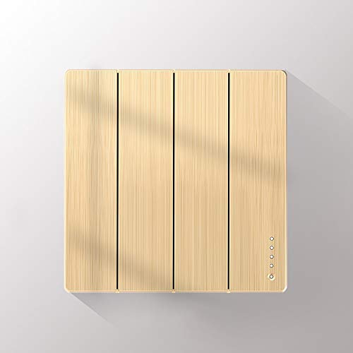 Interruttore luce, interruttore luce touch, 86 Interruttore della luce a parete nascosta 16A Interruttore a bilanciere retrò europeo domestico Interruttore a pulsante grande Pannello di controllo dell