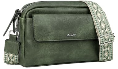 Gladdon sac bandouliere femme, petit sacoche femme bandoulière, sac à main en cuir léger et imperméable avec bandoulière amovible pour un usage quotidien