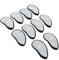 10PCS New Meshy Iron Covers Set Club Head Cover Fit Most Irons, Head Covers Use Nylon Mesh Cloth and Fine Fleece Lining Material, Club Head Covers Soft Lining