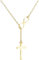 Sofia Milani - Damen Halskette 925 Silber - vergoldet/golden - Kreuz Infinity Anhänger - N0767