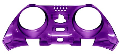 XinGeeek Dekorative Zierleiste für PS5 Edge Controller, Dekorationsstreifen, Gamecontroller, Schutzhülle, Ersatz-Dekoration, Zubehör (durchscheinendes Lila)
