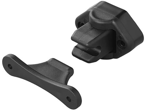 blntackle76 Set: 1, 2, 4, 6 o 8 fermaporta per roulotte, bianco, nero, porta camper, porta di servizio, porta campervan, blocco porta (1 pezzo nero)