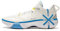LI-NING Herren Basketballschuhe Leicht Training Schuhe Stoßdämpfend No-Rutsch Schnürschuhe Wade Shadow 6 Beige Blau EU 45