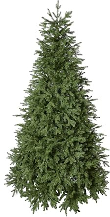 Moranduzzo - Albero di Natale Artificiale Super Luxury Everest – 270 cm Ø 163 cm, 1868 Rami Folti e Densi, Total Real Touch 100% PE, Apertura ad Ombrello, Realistico in Calco d'Abete