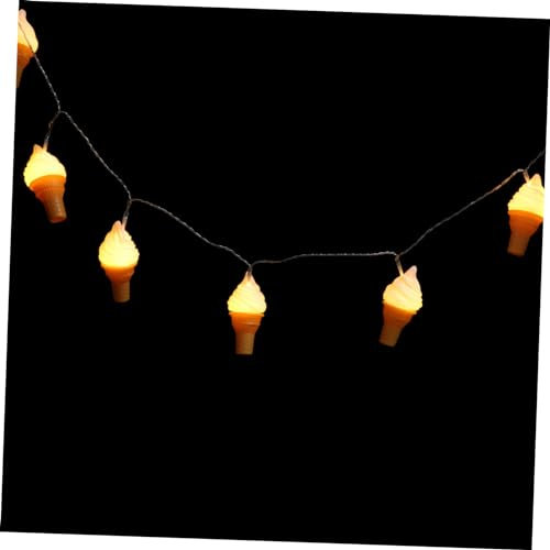 Cabilock 1 Satz Eiscreme-lichterketten Tiki Eiscreme-camper-lichter Festzelt Thematisiert Eiscreme-projektorlicht Saisonale Beleuchtung Hängen Plastik