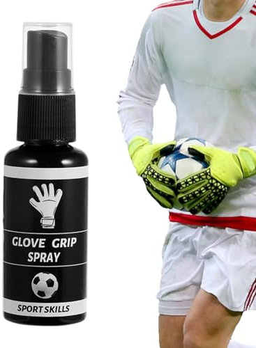 Portero Colle pour gants de football - Taille 30 ml, matériau non toxique, couleur transparente, spray adhésif pour gants de football | Augmente la viscosité des gants antidérapants – Meilleure