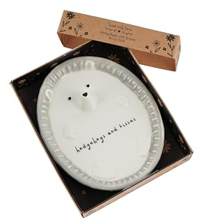 CGB Giftware | Send with Love Hedgehog Ring Dish | Gift Boxed | Jewellery Dish | Homeware | Trinket Dish | GB08185