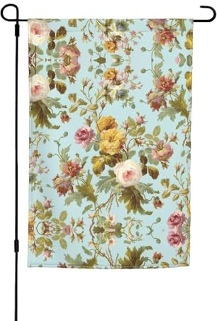 Dekorative Flagge im Vintage-Stil, 45 x 30 cm, für den Außenbereich, Polyester, ideal für Garten oder Terrasse