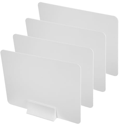 HIAKDOFT 4Er Set Schreibtisch Trennwände Aus PVC Für Mehr Privatsphäre Im Büro Ideal Als Sichtschutz Oder Trennwand Für Schülerprüfungen