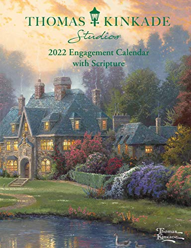 Thomas Kinkade: Engagement Calendar with Scripture 2022: Original Andrews McMeel-Tischkalender [Kalendar] (Agenda-Ringbuch)