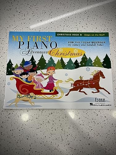 My First Piano Adventure Christmas Book B Steps On The Staff Pf Bk