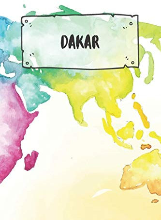 Dakar: Ruled Travel Diary Notebook or Journey Journal - Lined Trip Pocketbook for Men and Women with Lines