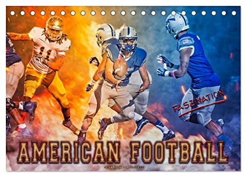 Faszination American Football (Tischkalender 2026 DIN A5 quer), CALVENDO Monatskalender: American Football, faszinierender Teamsport. (CALVENDO Sport)
