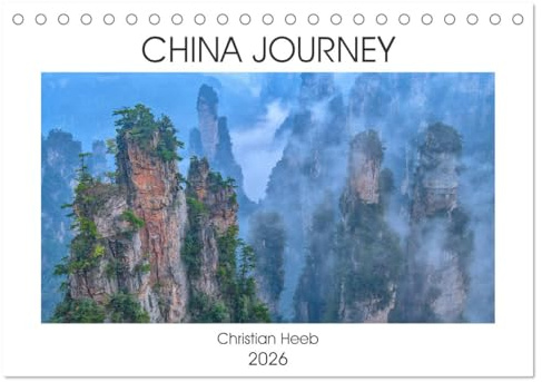 China Journey (Tischkalender 2026 DIN A5 quer), CALVENDO Monatskalender: Eine fotografische Reise durch China mit den schönsten Eindrücken dieser Republik. (CALVENDO Orte)