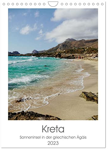 Kreta (Wandkalender 2023 DIN A4 hoch): griechische Sonneninsel in der Ägäis (Geburtstagskalender, 14 Seiten ) (CALVENDO Orte)