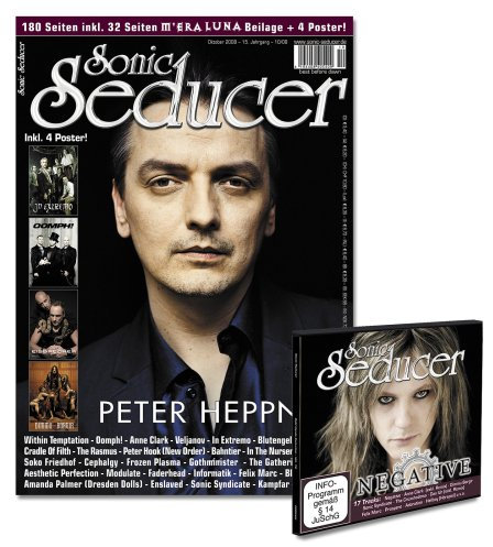 Sonic Seducer 10-08: 180 Seiten inkl. 32-seitige M`Era Luna Beilage + 4 Poster & CD u.a. mit Anne Clark, The Crüxshadows, Das Ich, Negative, Dimmu Borgir, Sonic Syndicate uvm.