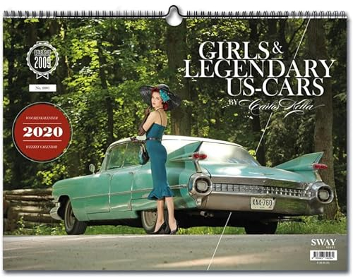 Girls & legendary US-Cars 2020: Wochenkalender