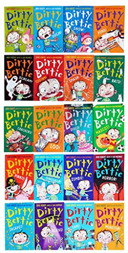 Dirty Bertie Series 2 & 3 Collection 20-Bücher-Set (Buch 11-30) (TOOTHY, RATS, SMASH, KISS, PONG, SCREAM, LOO, OUCH, CRACKERS, SNOW, Maskottchen, Disco, Monster, Fame, PIRATE, Dinosaurier, Zombie & m