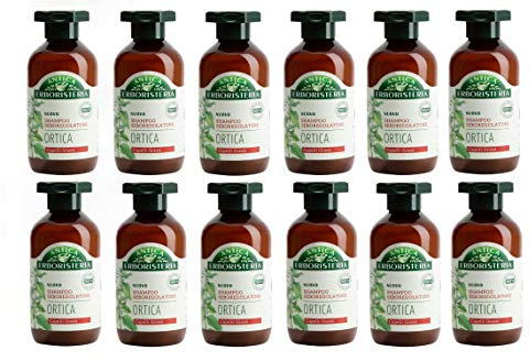 Set 12 AntiCA ERBORISTERIA Shampoo ORTICA 250 Ml. Haarpflegeprodukte
