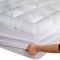 Ultra Soft Queen Size Mattress Topper - Viscose Made from Bamboo Pillow Top Mattress Pad for Back Pain Relief - Naturally Cooling for Hot Sleepers, Green