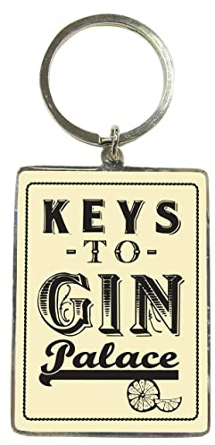 WPL Keys To Gin Palace Metallic Keyring Lovely Birthday Idea