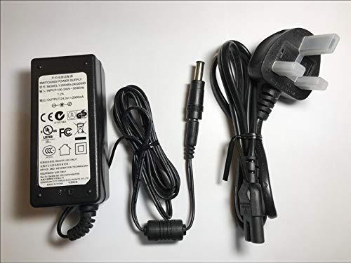 24V UK Replacement for 23V 1.5A DC Power Supply for JVC TH-WL711B Soundbar