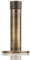 Projecting Door Stop Antique Brass 64mm Wall or Skirting Mounted
