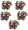 HQRP 5 Paquetes PTC Start Relays/Starter Reemplazo Compatible con KitchenAid KBRS21KAAL00 KSRF25FRBL00 KSRP25FNBT00 KSRS27QAAL07 KTRS22MJBL01 KTRS22MJWH00 KTRS25KXWH01 Posavasos